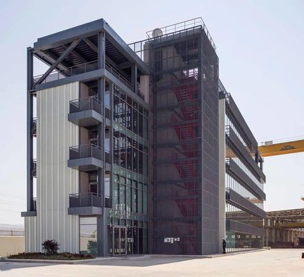 کارگاه های ساختمانی چند طبقه از فولاد ساختمانی فولادی ساختمانی سفارشی