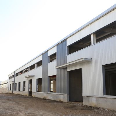 ساخت و ساز فولادی قاب فولادی ساختمانی ساختمان انبار کارگاه Q235 Q355B