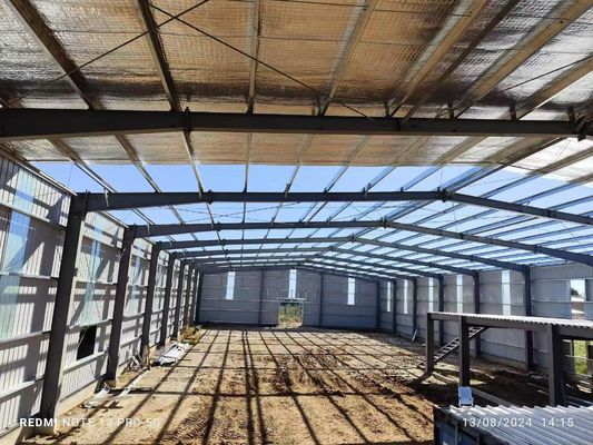 معماری طراحی شده ساختارهای فولادی پیش ساخته فریم انبار زلزله در برابر