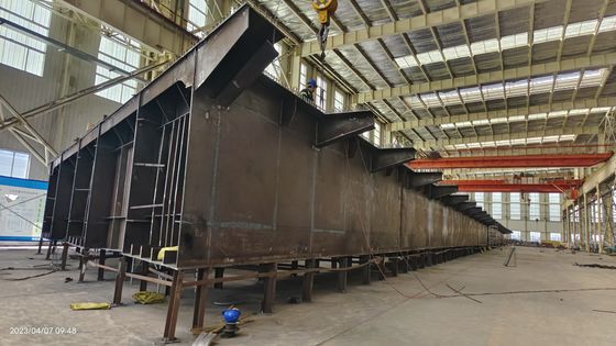 پل استیل مرسوم با قدرت بالا برای پروژه های راه آهن بزرگراه زمان ساخت کوتاه و قوی