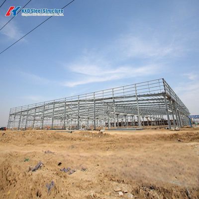 Q355B ساختار فولادی انبار انبار صنعتی با بولت های قوی