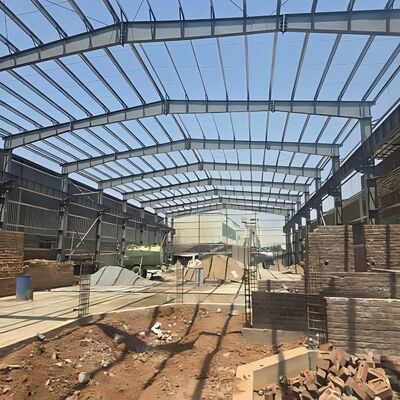 Custom Design Prefabricated Steel Shed with 50 Years Life Time and Quick Installation