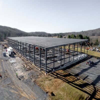 Clear Span Rigid Steel Structural Storage Shed with High Strength Frame and Modular Scalability for Industrial Efficiency