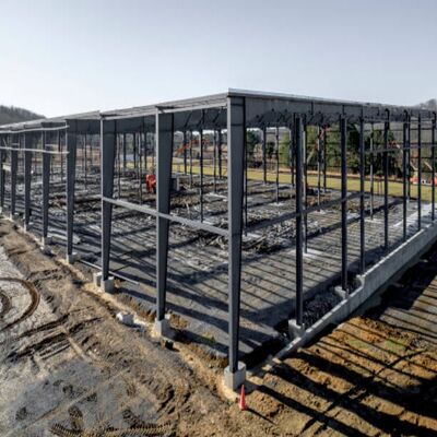 ضد خوردگی دهانه بزرگ قابل تنظیم فولاد سازه ای کارخانه برای استفاده صنعتی